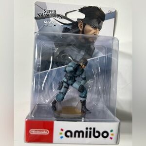 Nintendo - Super Smash Bros. - Metal Gear Solid - Snake Amiibo - 📦🐍🔫